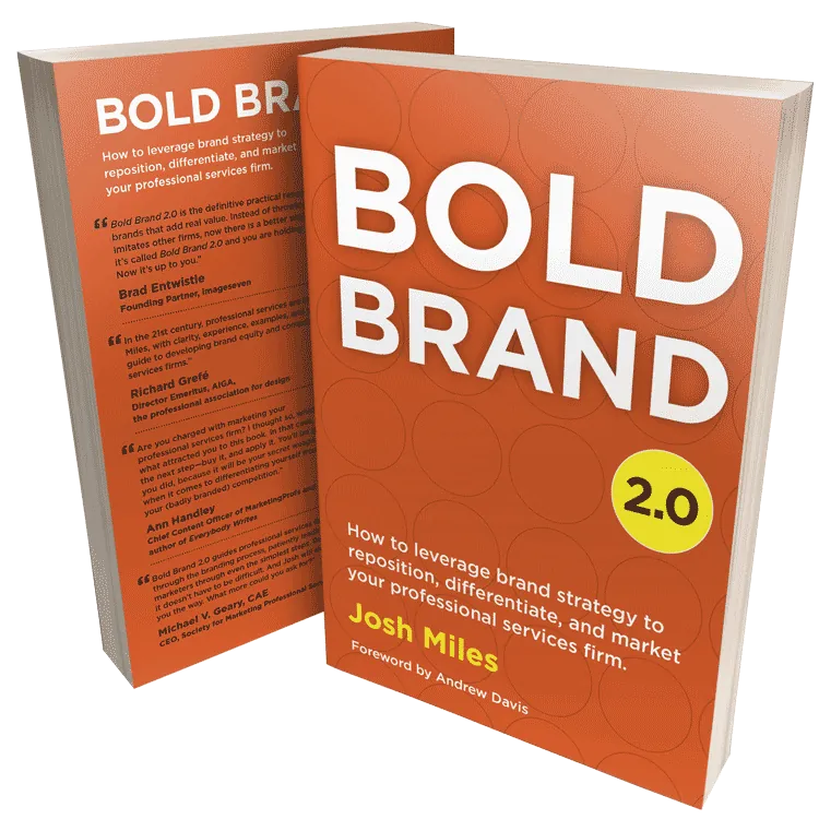 Bold Brand 2.0 book—3D cover render