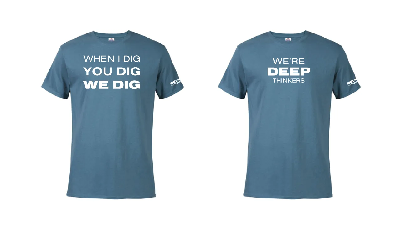 Delve Underground branded apparel
