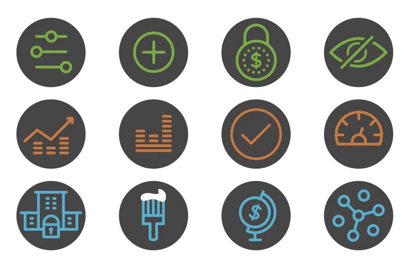 FNEX custom icon set