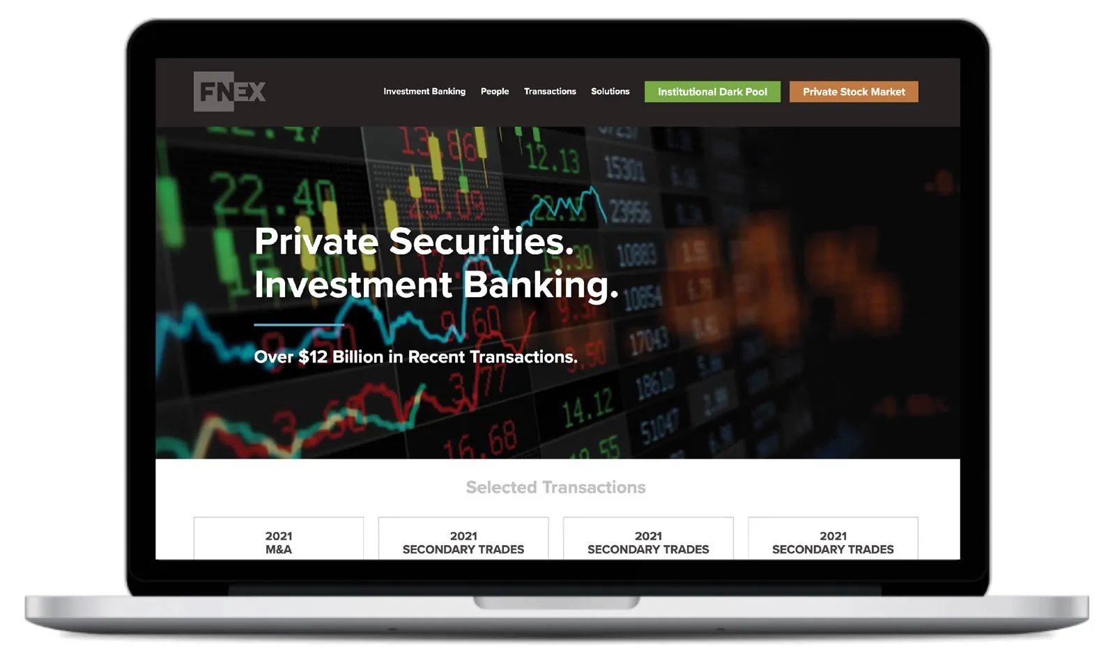 FNEX redesigned website
