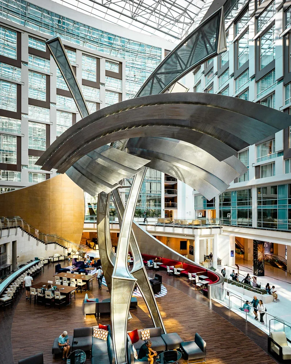 Marriott Marquis atrium interior, Washington DC